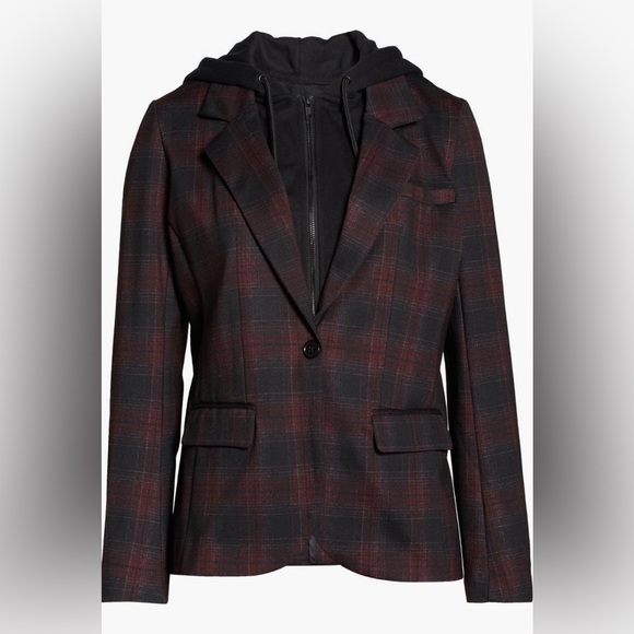 Liverpool Jackets & Blazers - NWT Liverpool Boyfriend Blazer with removable Hoodie